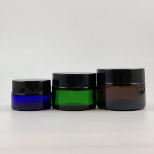 20ML 30ML 50ML جرة الزجاج الملون